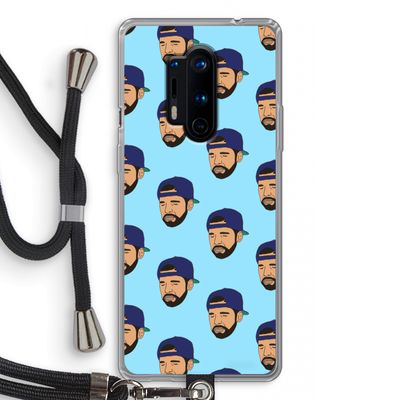 Drake Away: OnePlus 8 Pro Transparant Hoesje met koord