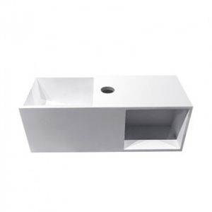 Wiesbaden Julia fontein Solid surface met nis 54 x 20 x 20 cm mat wit 36.4082