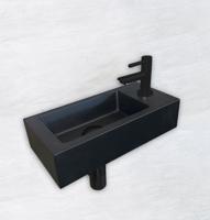 One Pack Mini-Rhea rechts fontein 360x180x90 mat-zwart - thumbnail