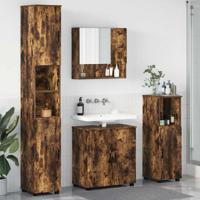 Badkamermeubelset 4 pcs Gerookt eiken 61 x 35 x 64 cm