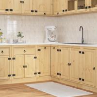 Kast met plank Honing 60 x 32 x 40 cm Massief grenenhout