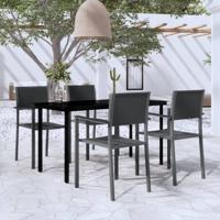 5-delige Tuinset zwart