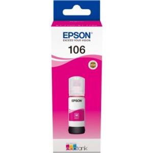 Epson 106 70ml Magenta inktcartridge voor de Ecotank