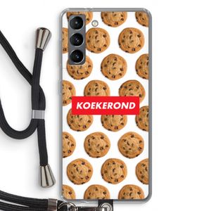 Koekerond: Samsung Galaxy S21 Transparant Hoesje met koord
