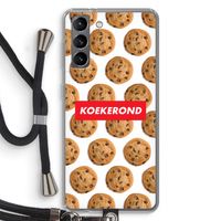 Koekerond: Samsung Galaxy S21 Transparant Hoesje met koord