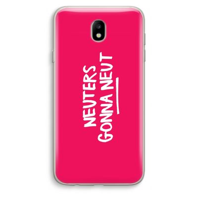 Neuters (roze): Samsung Galaxy J7 (2017) Transparant Hoesje