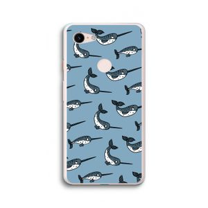Narwhal: Google Pixel 3 XL Transparant Hoesje