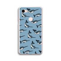 Narwhal: Google Pixel 3 XL Transparant Hoesje