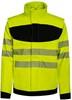 Korntex KX1003 EOS Hi-Vis Workwear Softshell Jacket With Printing Area - Signal Yellow/Black - 4XL