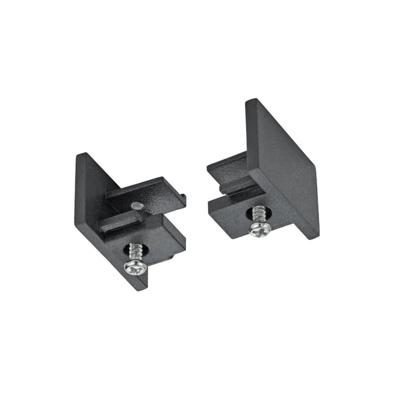 Trio Eindkap zwartDuoline voor 2-fase railverlichting - 703032