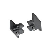 Trio Eindkap zwartDuoline voor 2-fase railverlichting - 703032