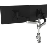 R-Go Tools R-Go Zepher 4 Twin Monitorarm, verstelbaar, zilver - thumbnail