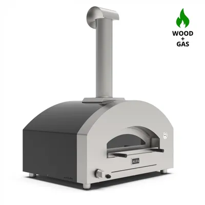Futuro 4 Pizza Silver Black Hybride Pizzaoven