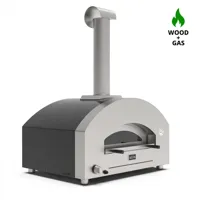 Futuro 4 Pizza Silver Black Hybride Pizzaoven