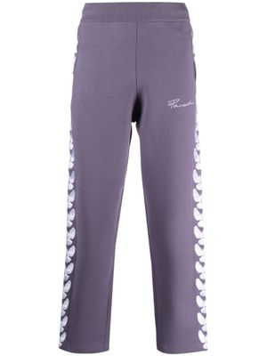 3PARADIS pantalon de jogging droit à broderies - Multicolore