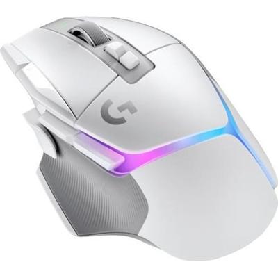 Logitech - G502 X Plus Lightspeed Mouse Gaming RVB Wireless - Lightfor Hybrid Buttons, Gaming Hero 25K - White Sensor