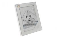 Gamberritos badcape Beertje 100 x 100 cm katoen - thumbnail