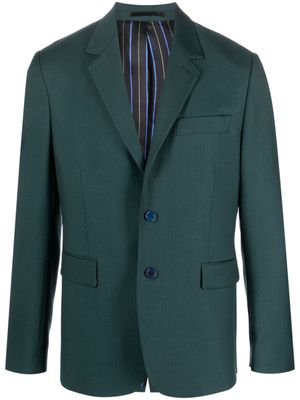 Paul Smith blazer en laine à simple boutonnage - Vert