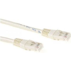 ACT Ivoor 5 meter U/UTP CAT6A patchkabels met RJ45 connectoren