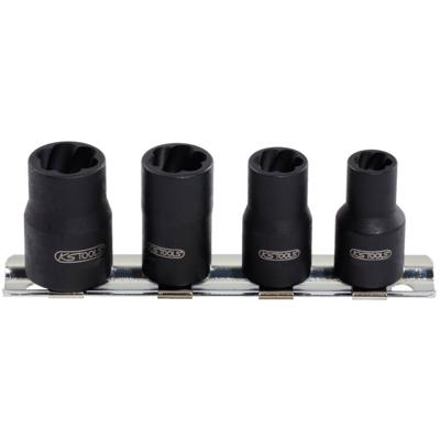KS Tools 913.1450 1/4 spiraal-profieldopsteekset, 4-delig, 8-13mm