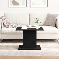Salontafel Zwart eiken 55.5 x 55.5 x 40 cm Bewerkt hout