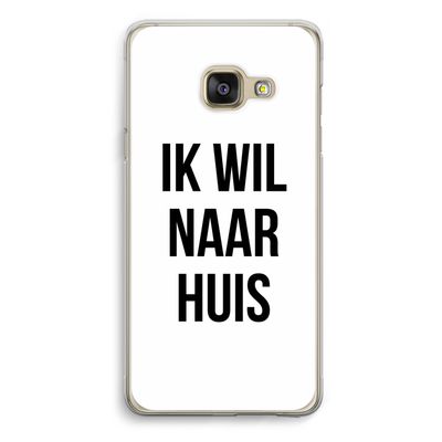 Ik wil naar huis: Samsung Galaxy A3 (2016) Transparant Hoesje