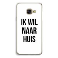 Ik wil naar huis: Samsung Galaxy A3 (2016) Transparant Hoesje