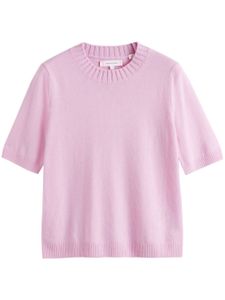 Chinti & Parker t-shirt en maille à col rond - Rose