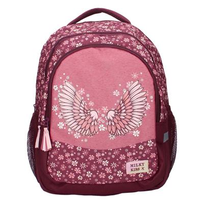 Milky Kiss rugzak wild bliss bloemen, 3-vaks
