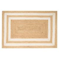 Beliani - GEMEREK- Vloerkleed - Beige - 200 x 300 cm - Jute