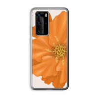 Orange Ellila flower: Huawei P40 Pro Transparant Hoesje