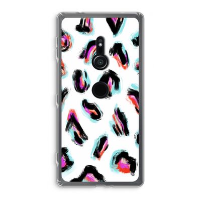 Cheetah color: Sony Xperia XZ2 Transparant Hoesje