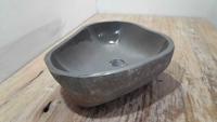 Flussstein Waschbecken RL250318, 57x42x15 cm