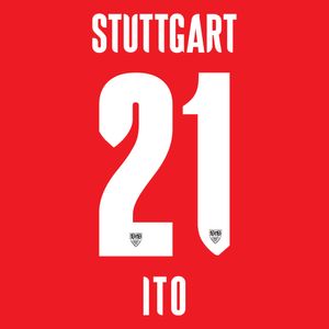 Ito 21 (Officiële VFB Stuttgart Away Bedrukking 2022-2024)