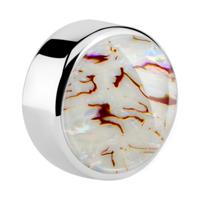 Disc for 1.6mm pins met Mother Of Pearl Design Chirurgisch staal 316L Balletjes, staafjes en meer