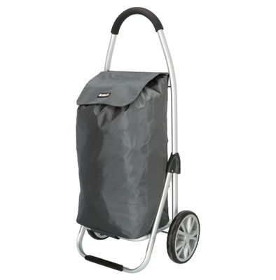 Ruime boodschappen trolley Grijs Ruime boodschappen trolley Grijs
