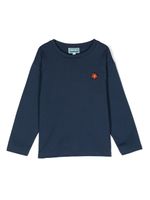 Kenzo Kids t-shirt à patch logo - Bleu - thumbnail