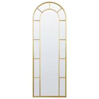 Beliani - CROSSES - Wandspiegel - Goud - 60 x 170 cm - Metaal