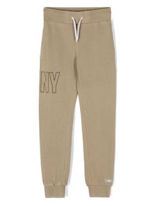 Dkny Kids pantalon de jogging à logo imprimé - Vert