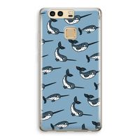 Narwhal: Huawei P9 Transparant Hoesje