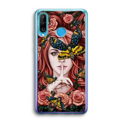 Lady Moth: Huawei P30 Lite Transparant Hoesje