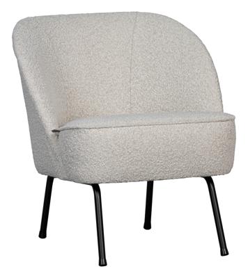 WOOOD Fauteuil 'Vogue' Bouclé, kleur Naturel