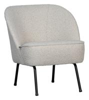 WOOOD Fauteuil 'Vogue' Bouclé, kleur Naturel