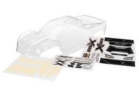 Body, X-Maxx (clear, trimmed, requires painting)/ window masks/ decal sheet - thumbnail