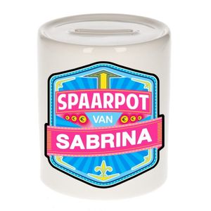 Kinder spaarpot voor Sabrina