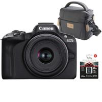 Canon EOS R50 zwart + RF-S 18-45mm IS STM Starter Kit
