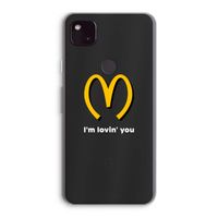 I'm lovin' you: Google Pixel 4a 5G Transparant Hoesje