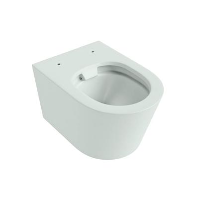 Wandcloset Mondiaz Lavie | 53 cm | Zonder spoelrand | Single fire | Excl.Toiletzitting | Keramiek | Greey (licht grijs)