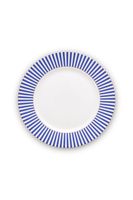 Pip Studio Royal Stripes Ontbijtbord Blauw 21 cm