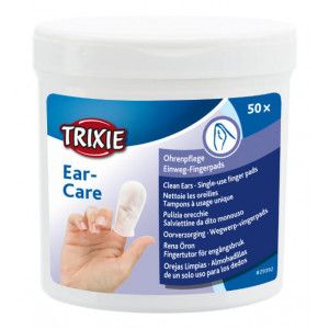 Trixie vingerpads oorreiniging voor hond en kat 50 st Per 2